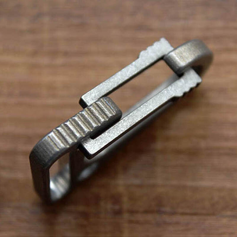 Titanium Tc4 CNC Multi EDC Key Chain Outdoor Mountaineering Tool Key Ring Gifts