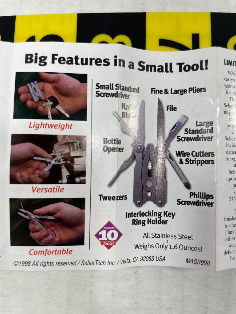 SeberTech M4 SeberTool Mini Multi-Tool USA