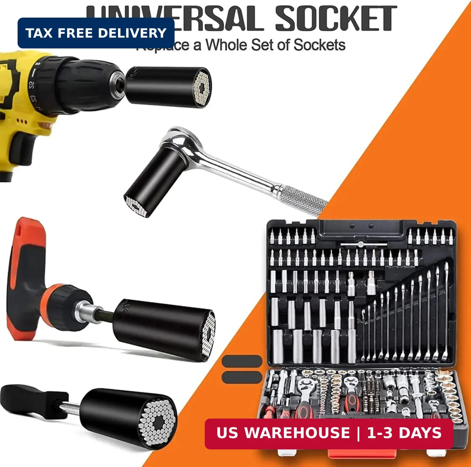 Fathers Day Dad Gifts from Daughter Son Wife Super Universal Socket Tools Gifts
