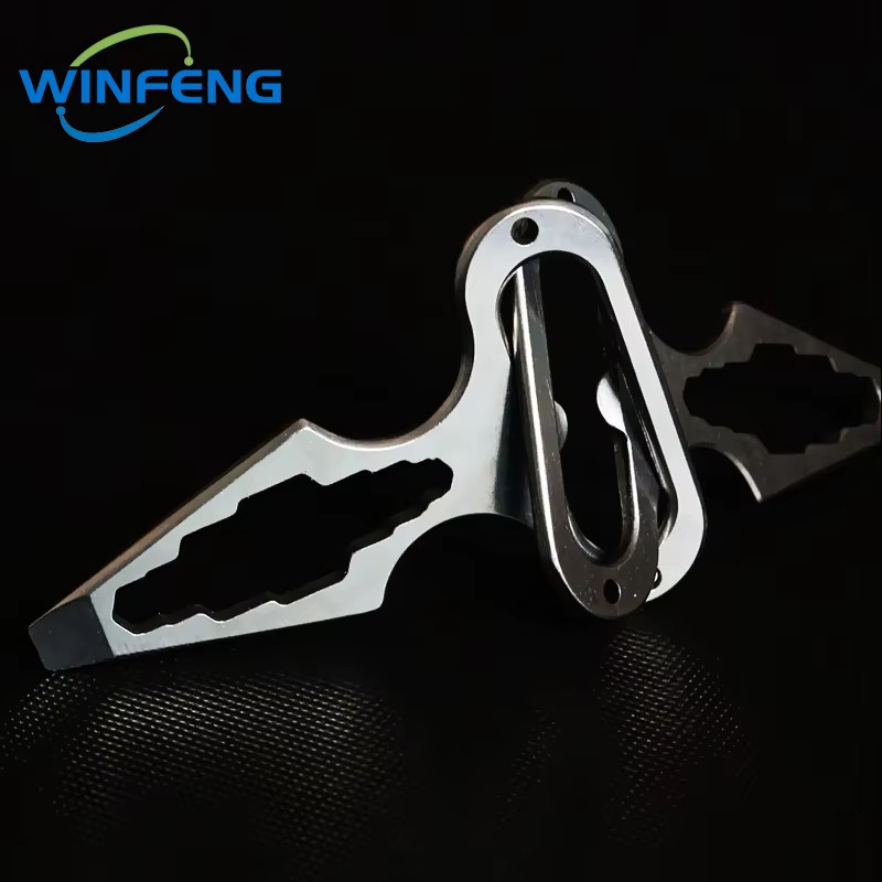 Multi-Functional Self Defense EDC Tools Keychain Wrench Bottle Opener Emergency