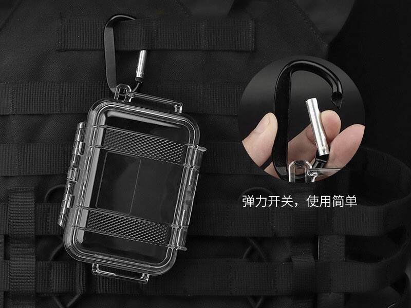 PC Storage Box Tactical equipment Box Waterproof Box Outdoor Multi Tool Hook EDC