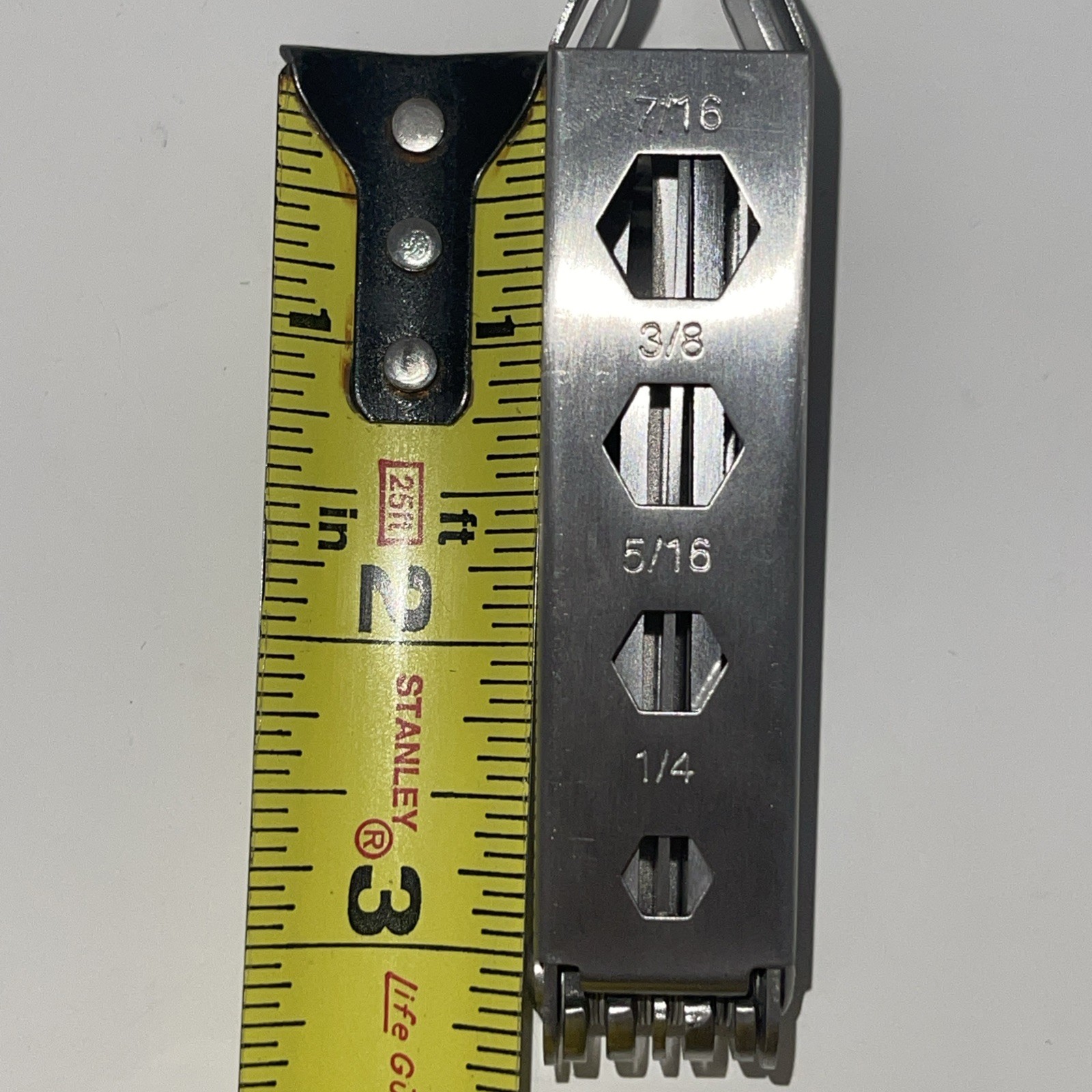 Multi-Tool Hammer Saw Serrated Knife Filer Hex Drivers Ruler Bottle Opener…