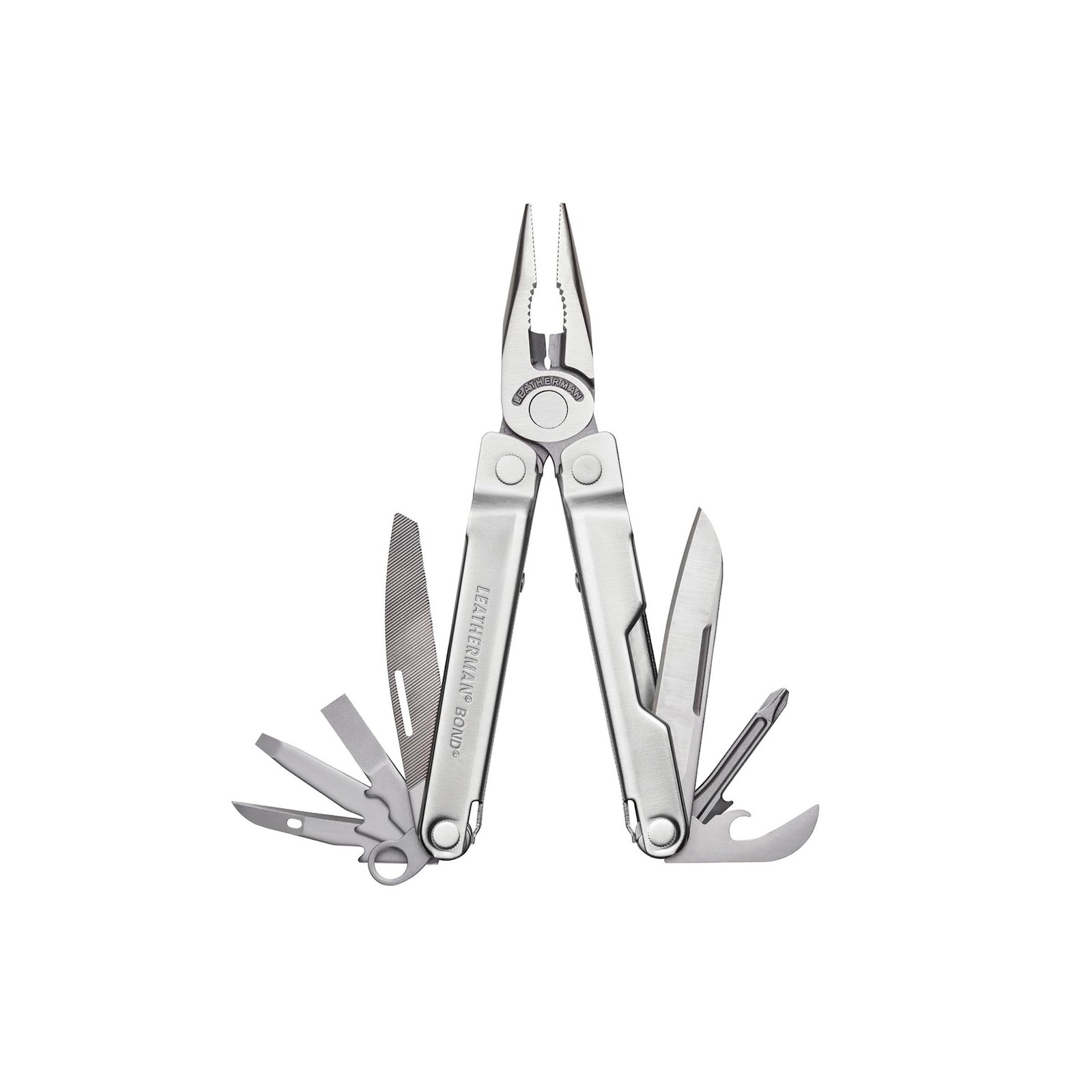LEATHERMAN, Bond Multitool, Stainless Steel EDC Tool with 420HC Blade, Built …