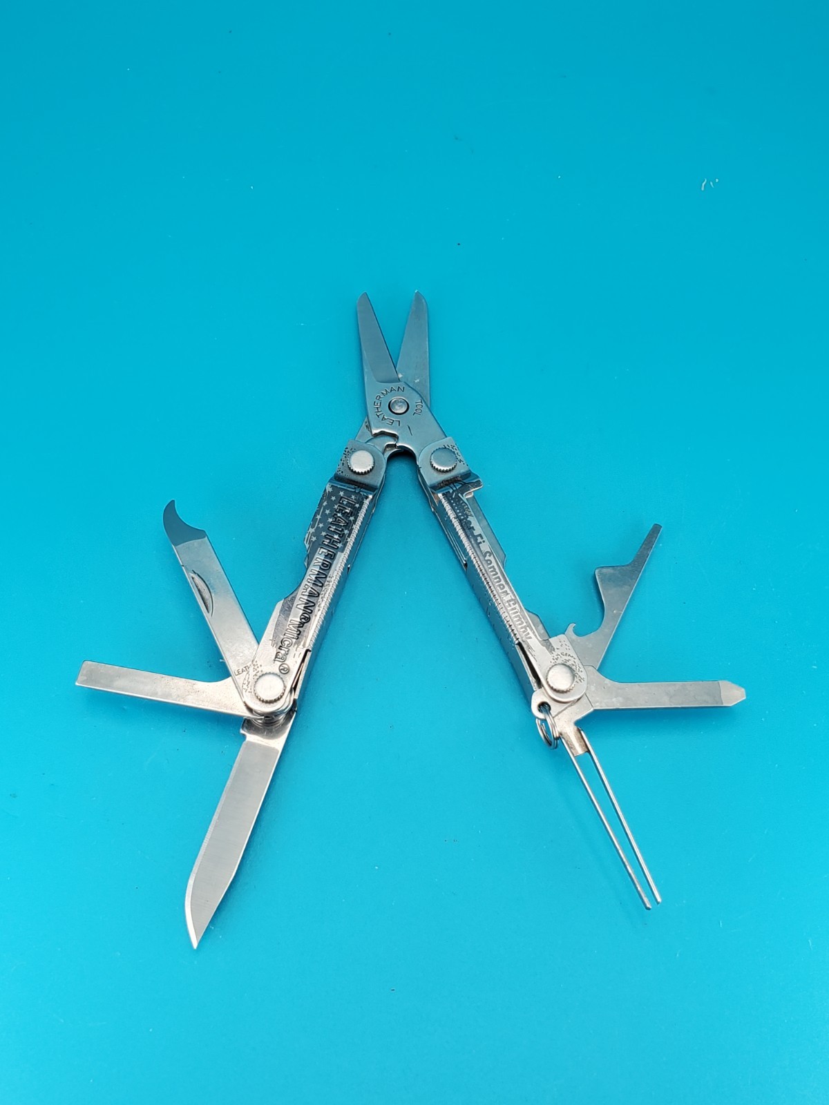 Leatherman Micra Multi-Tool, Knife, Scissors, Key Ring, Stainless! *SCOTT PRYCE*
