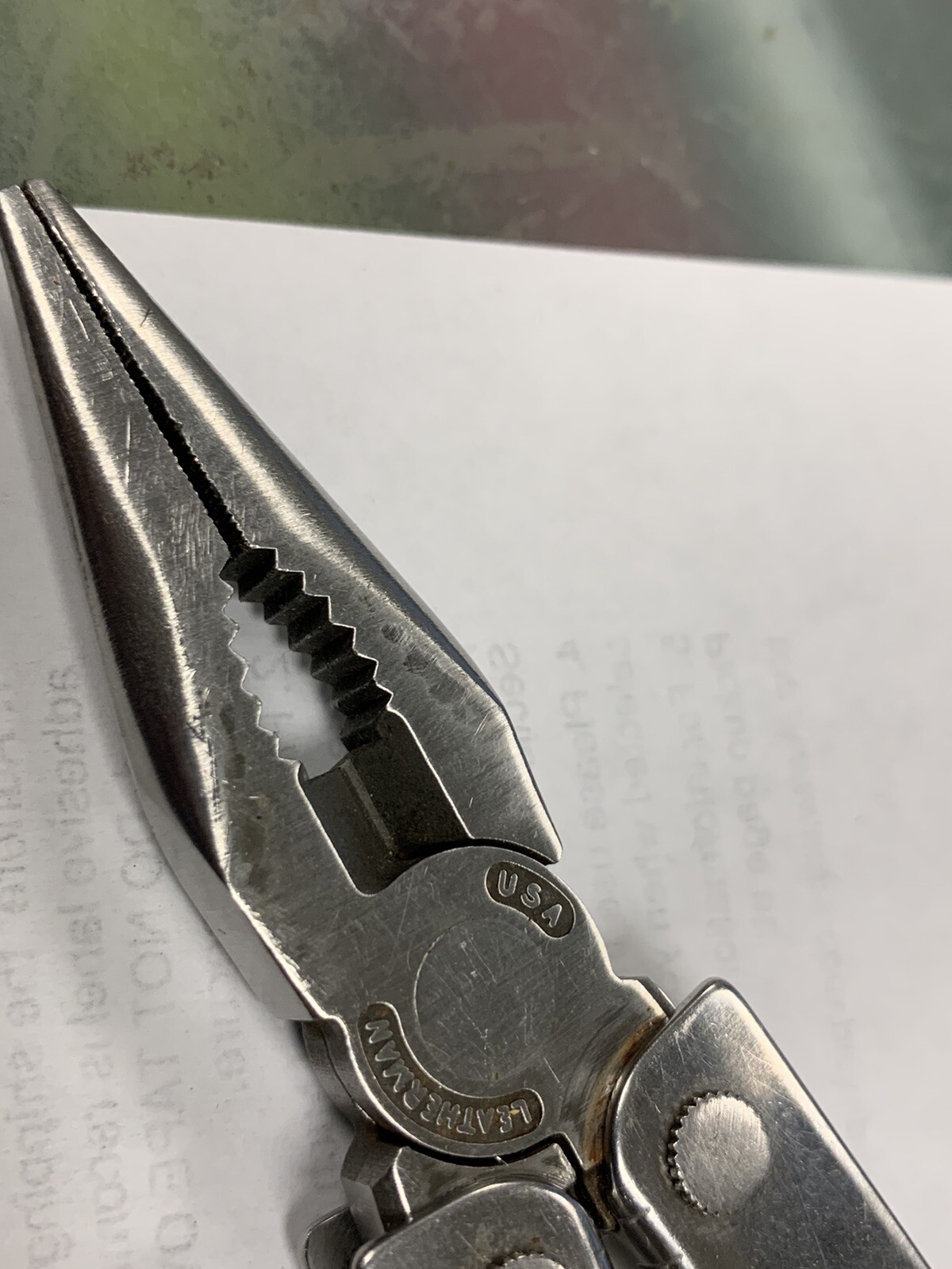 Vintage Leatherman Tool Multi-Tool Stainless Steel Knife Pliers Plus More