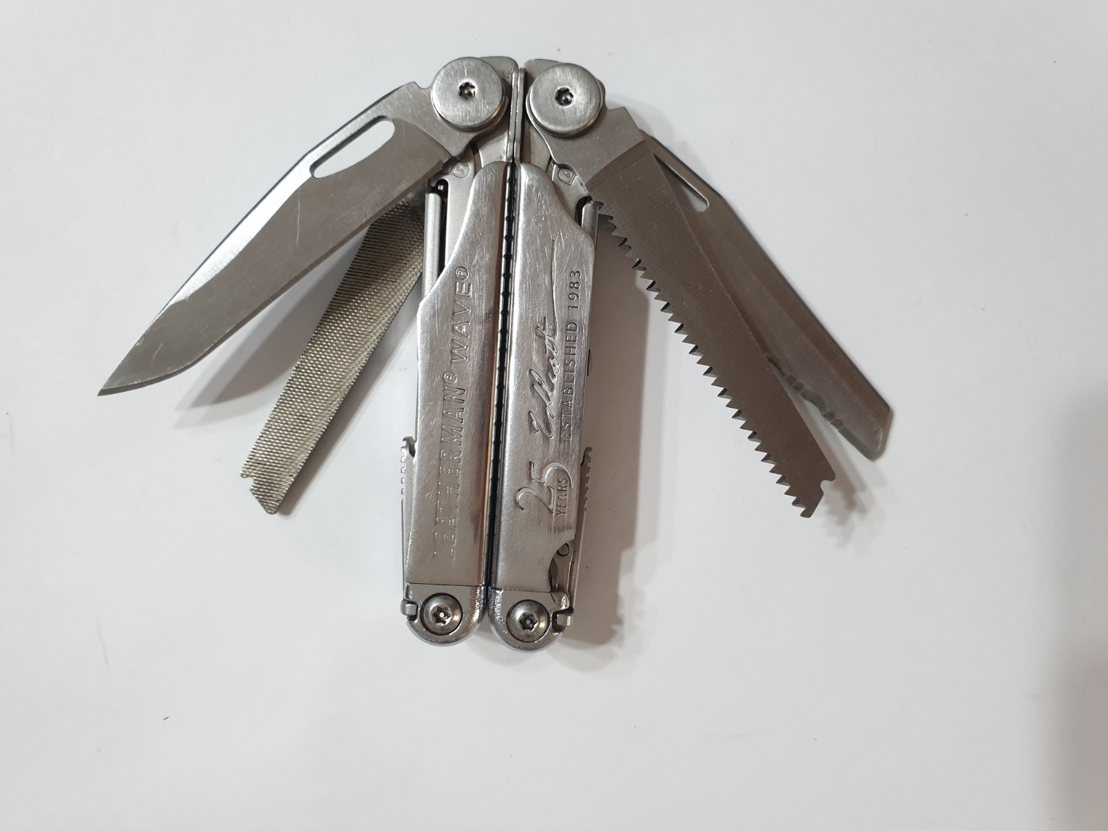 🔥🔥 Leatherman Wave 2008 35 Years Anniversary Rare Limited Polished Retired
