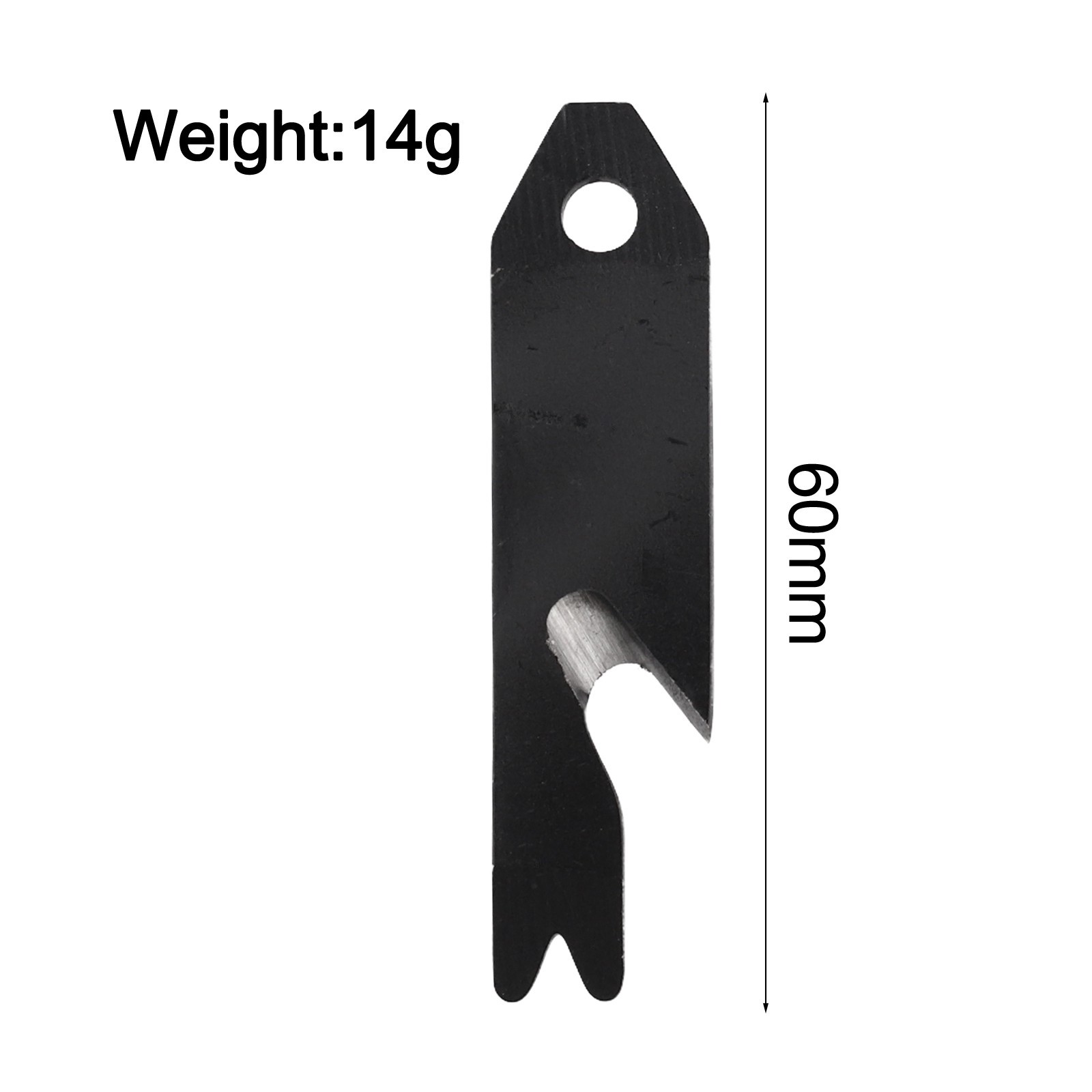 Compact Multifunction 4 in 1 Keychain Tool Stainless Steel Pry Bar Nail Puller