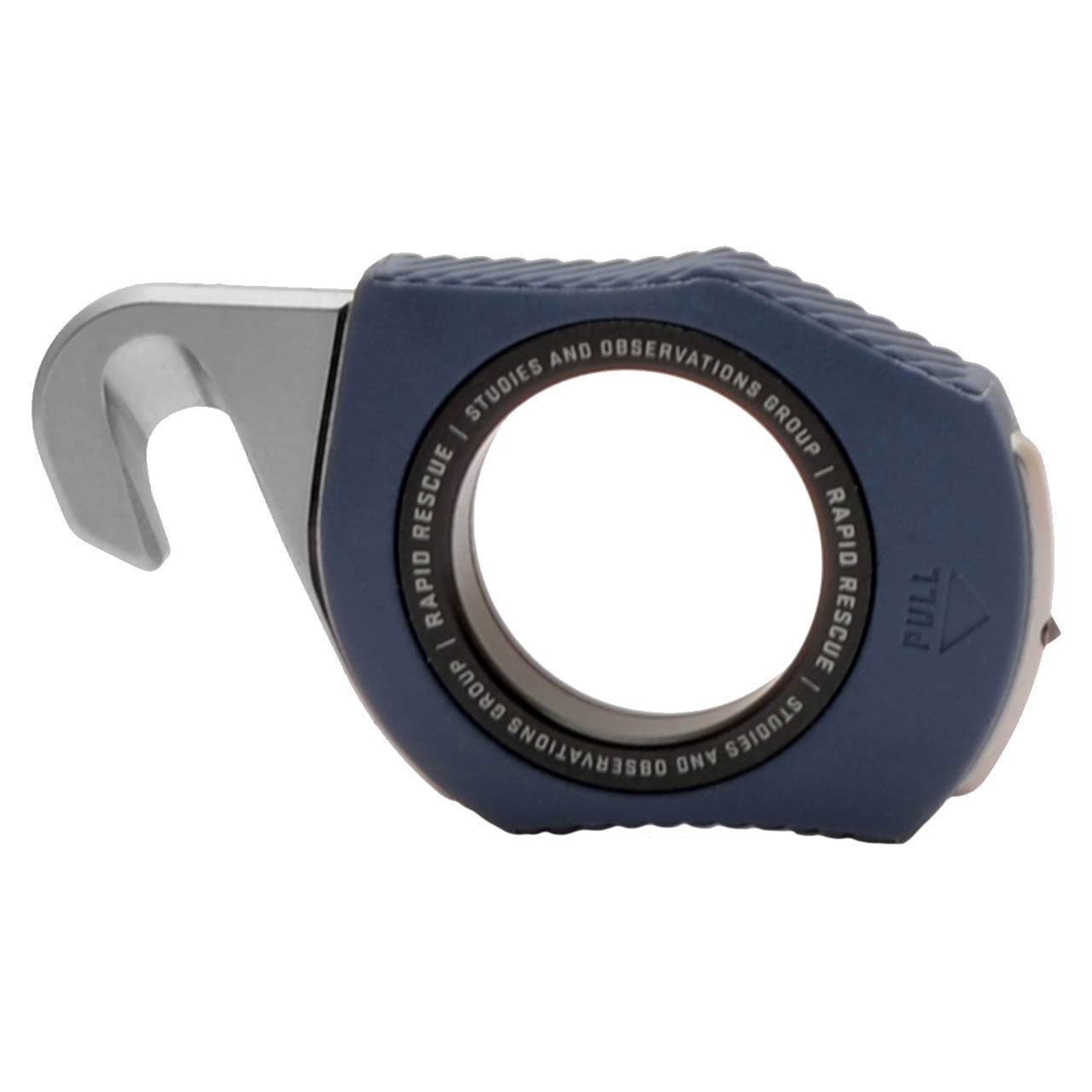 SOG Rapid Rescue Midnight Blue Seatbelt Cutter And Glass Breaker / Finger Hole