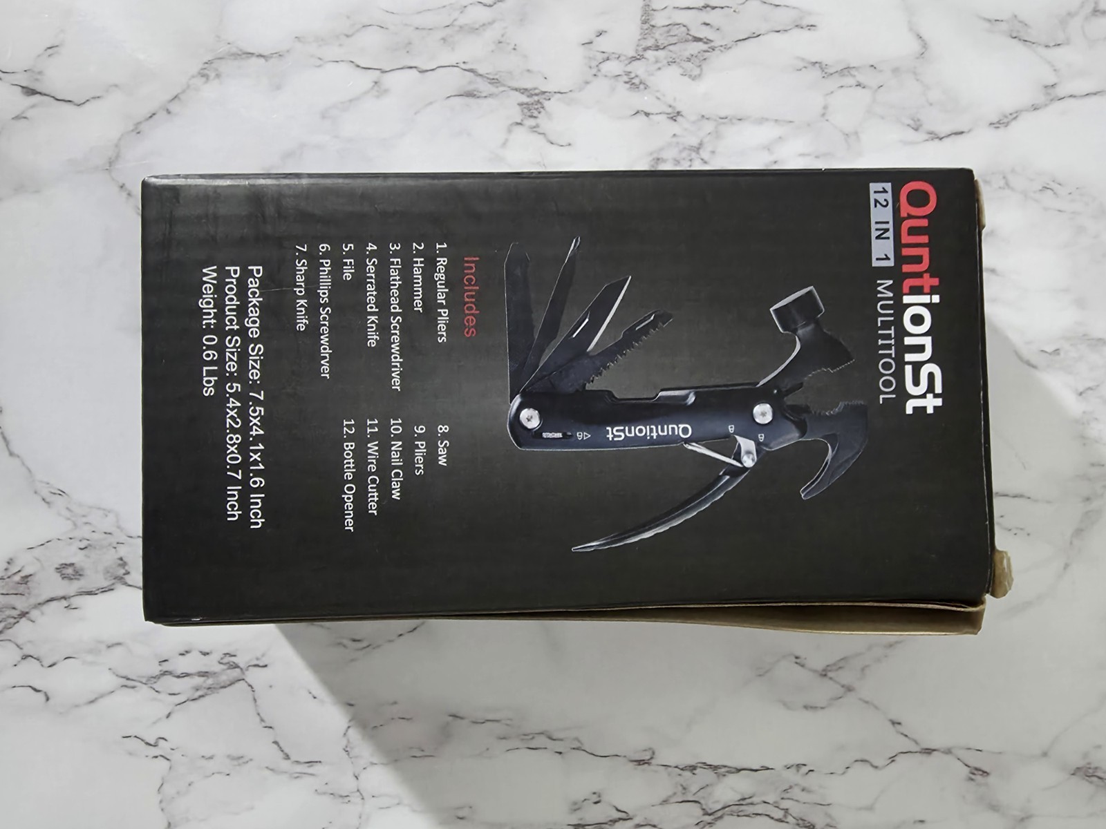 QuntionSt 12-in-1 Multitool with Hammer – Compact and Versatile Tool