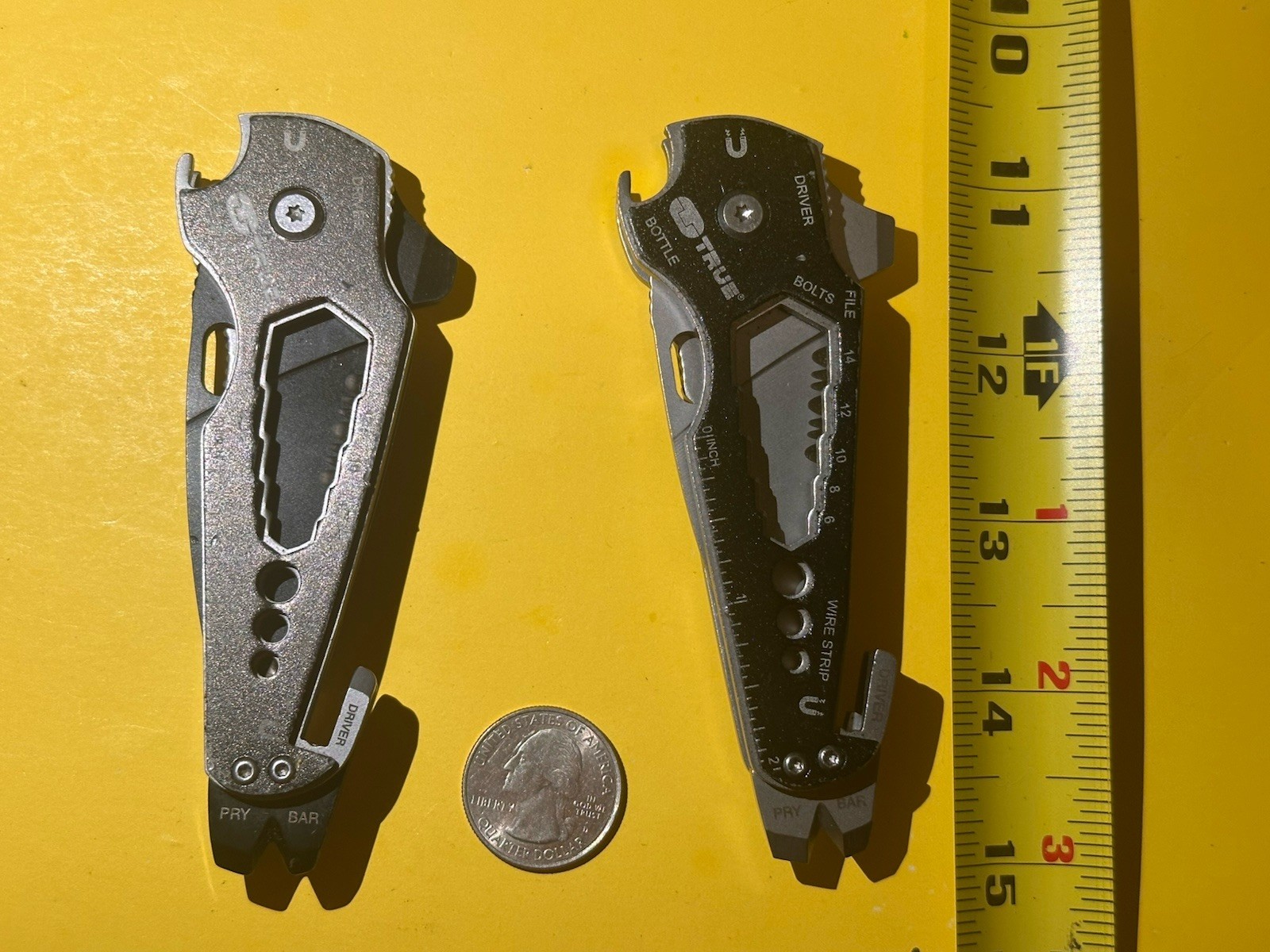 Lot Of 2 True Utility SmartKnife 11-in-1 Multi Tool Weatherproof Case TU573