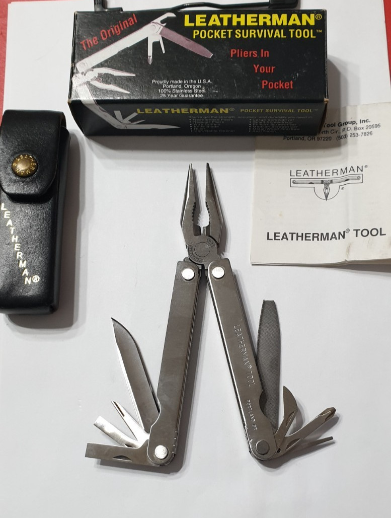 🔥 2X Leatherman PST and PST II Stainless Multi-Tool New in Box Rare Collectable