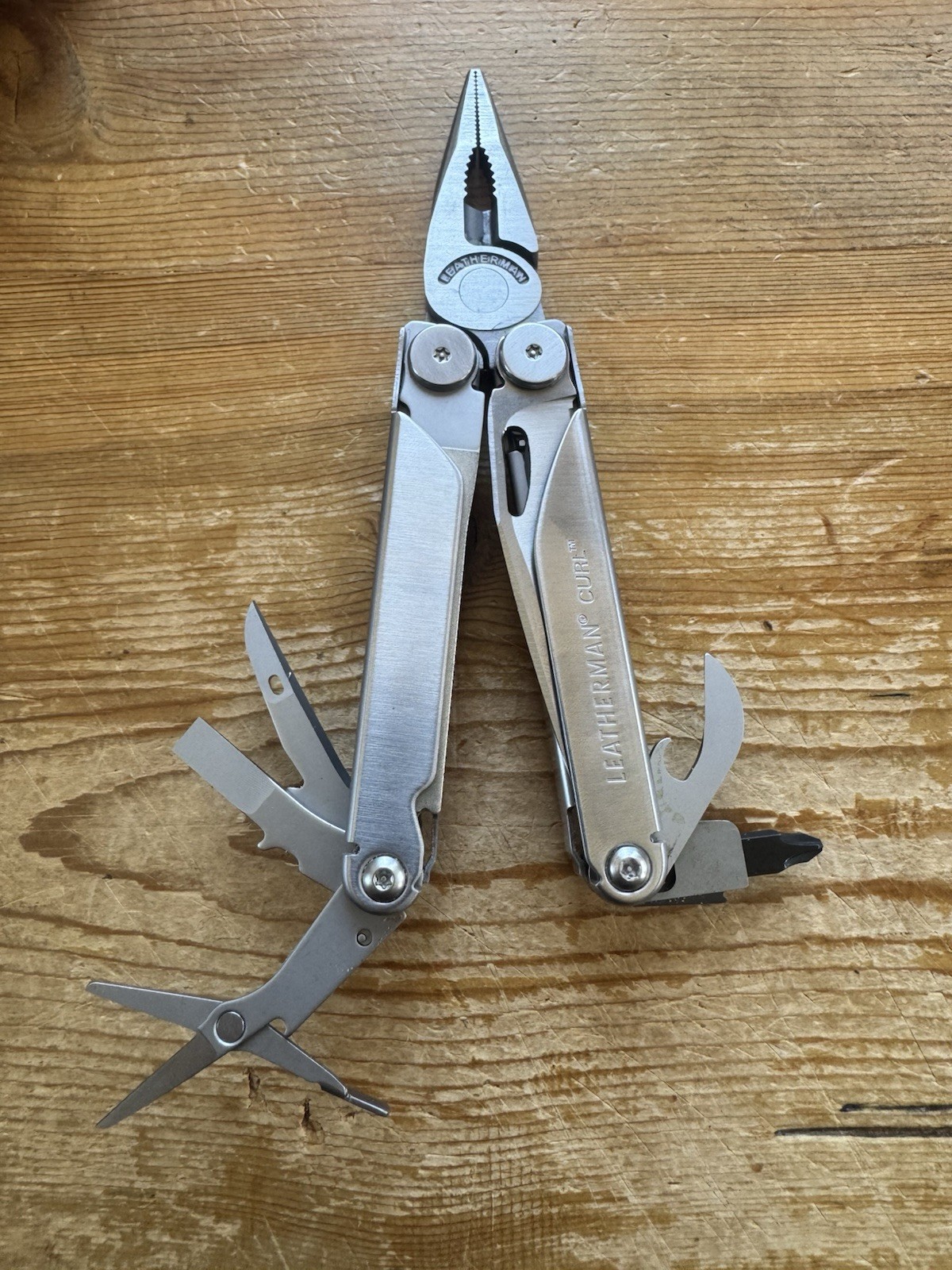 Custom Leatherman Curl Stainless Steel Multi-Tool