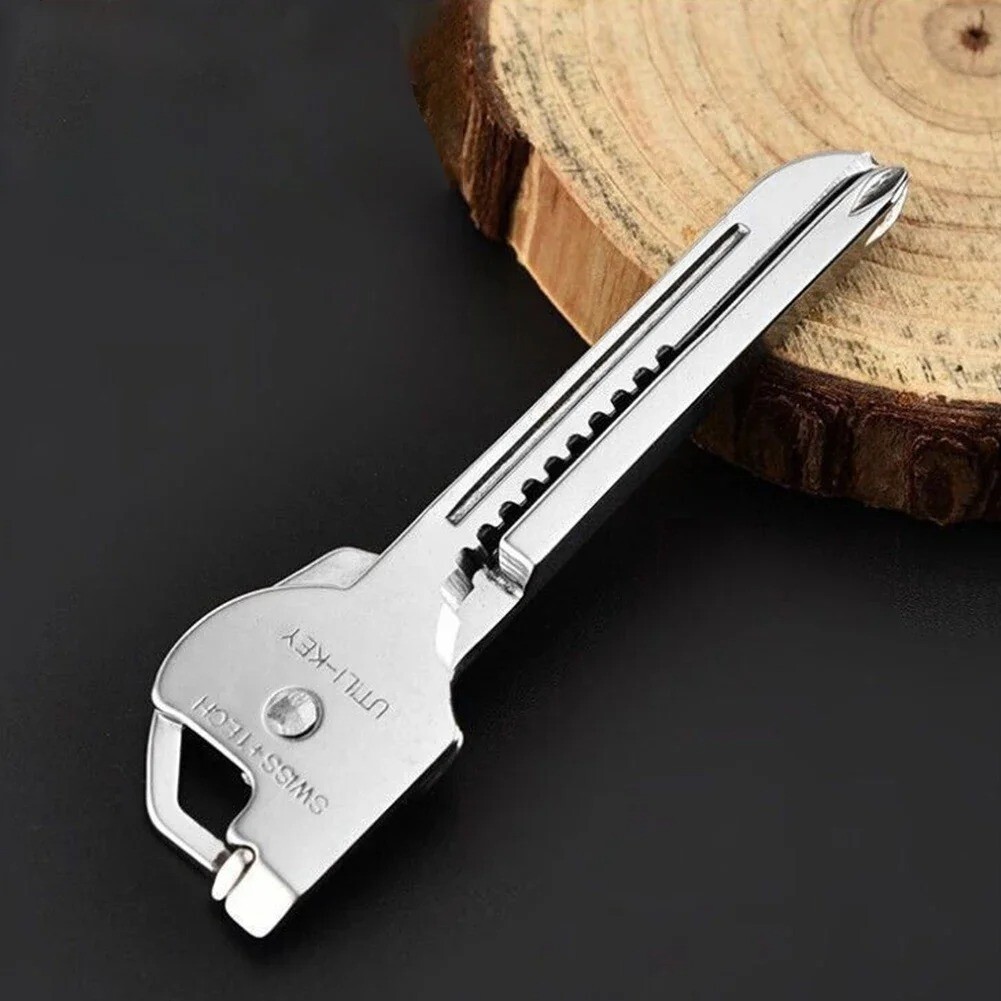 Utili-Key 6 In 1 Multi Tool Multipurpose Screwdriver pocket Outdoor Gadget Set