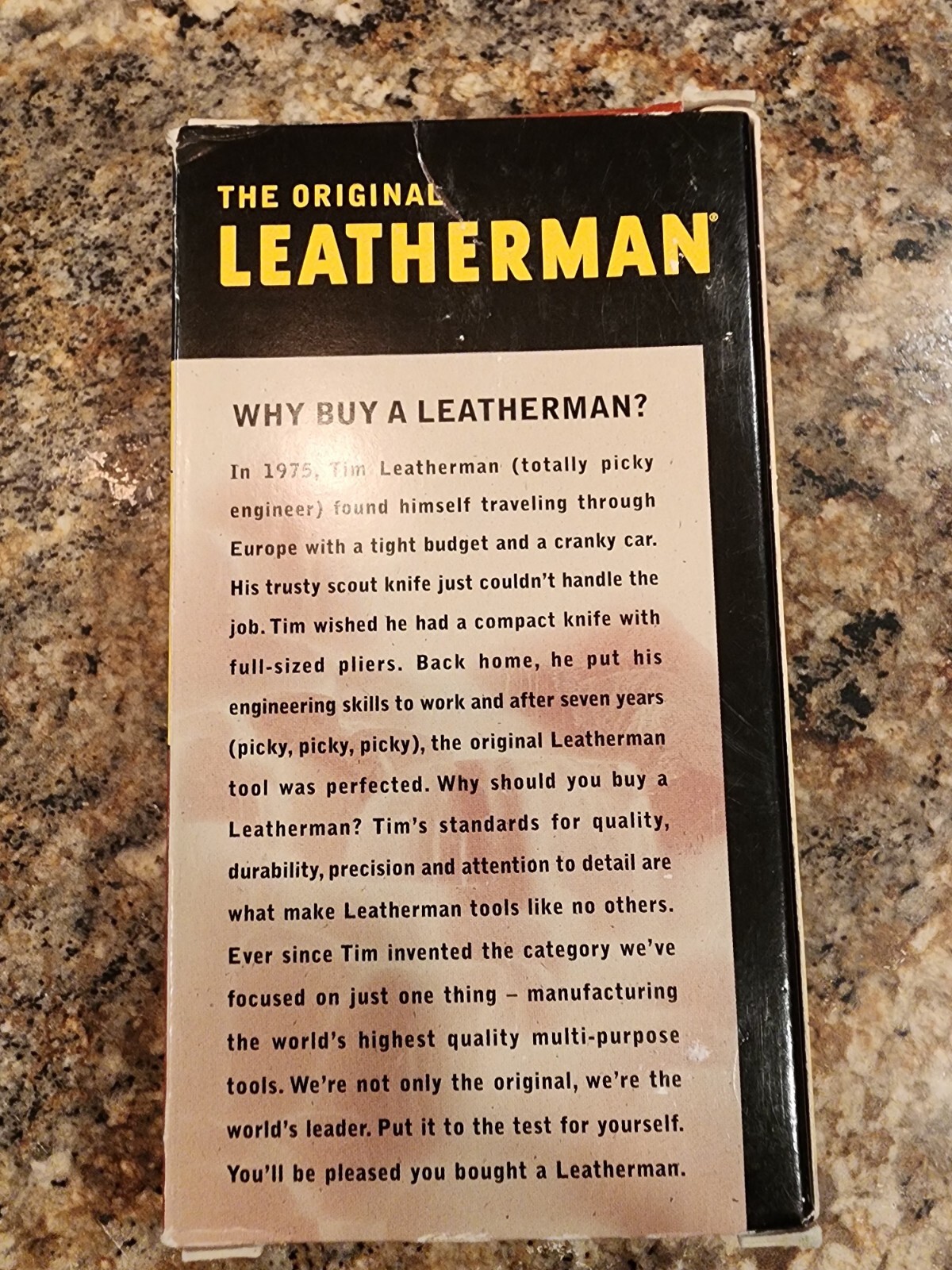 Vintage Original Leatherman Sideclip With GMC On One Side In Original Box