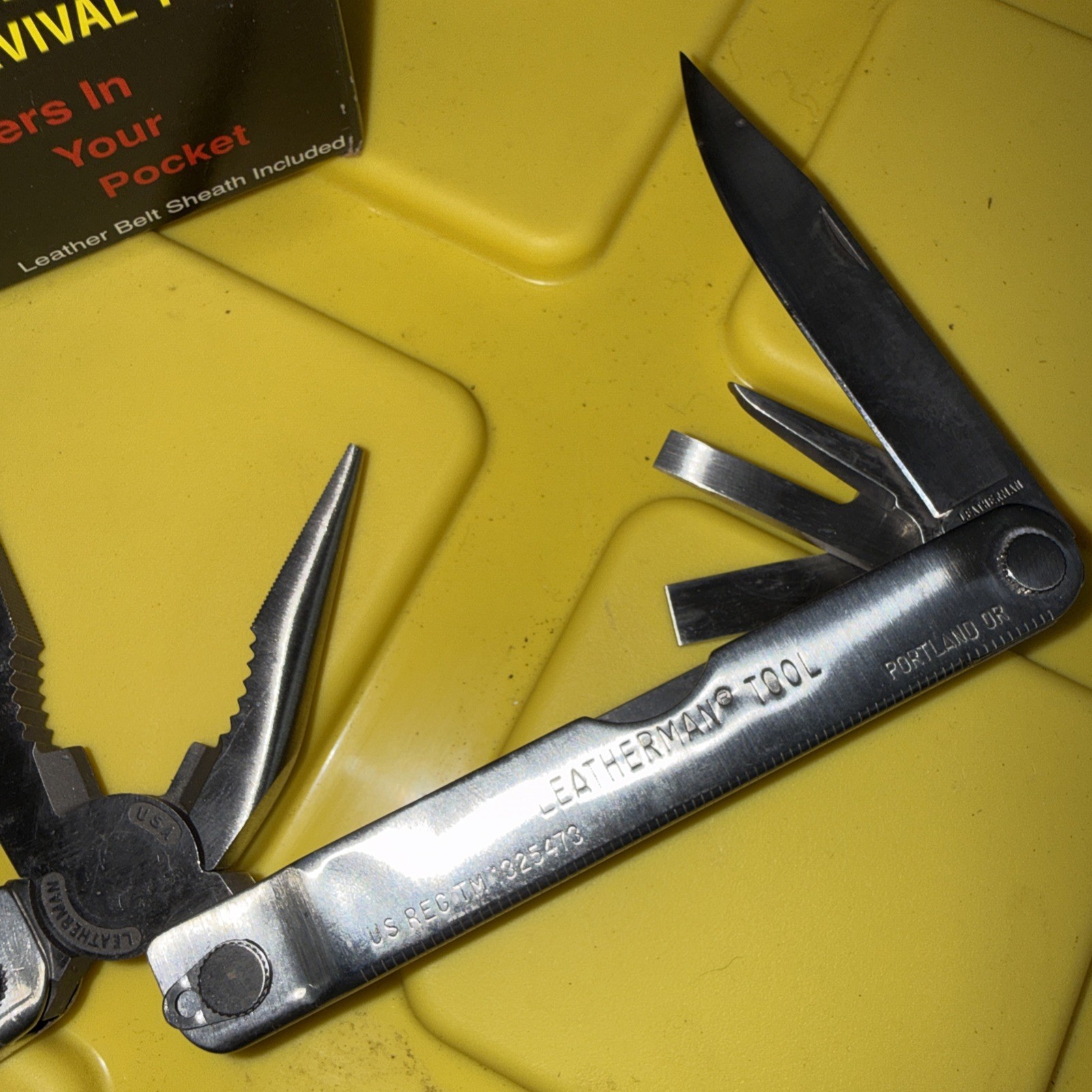 Leatherman Pocket Survival Tool Pliers In Your Pocket OriginalMultiTool NEW NIB