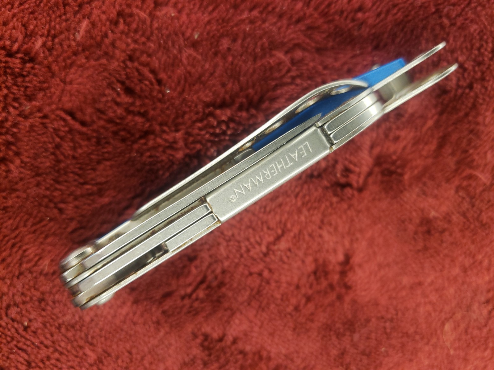 🔪🔪 Leatherman Style CS Multi Tool Blue Scissors