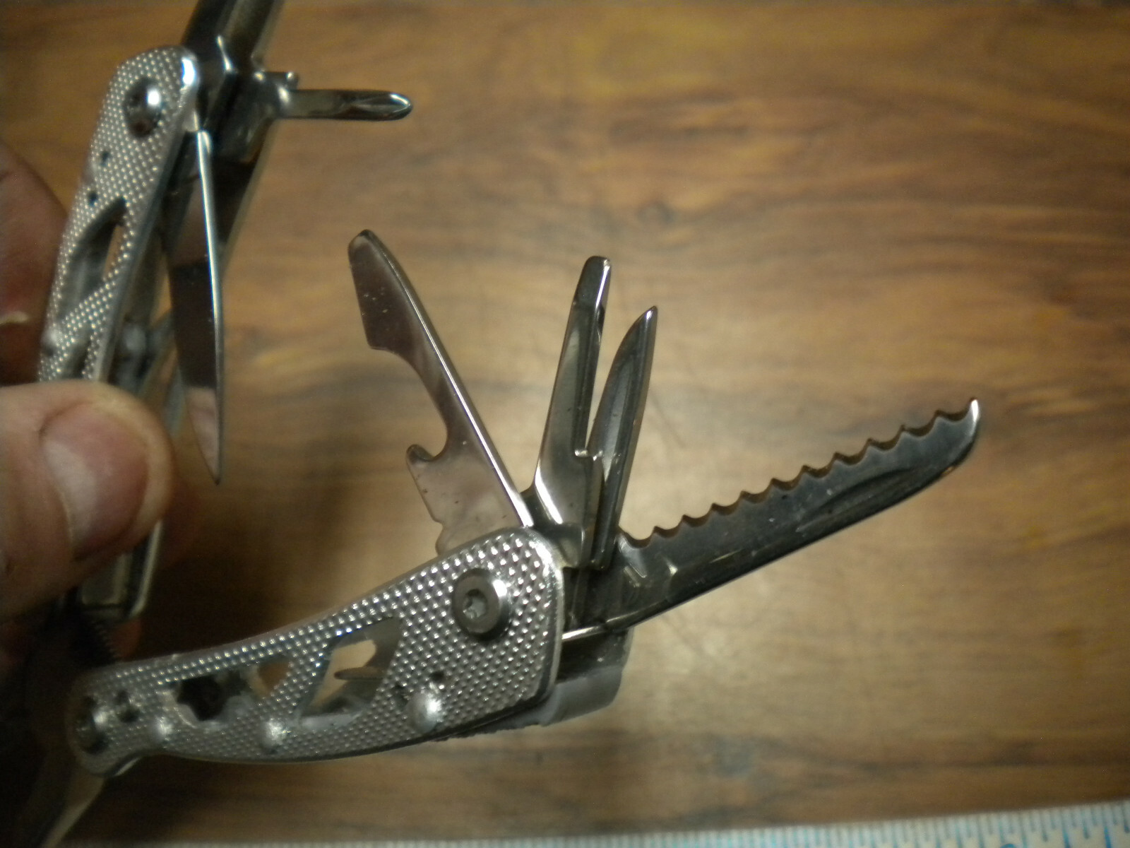 Unbranded STAINLESS POCKET MULTI-TOOL , Looks Unused, see pictures