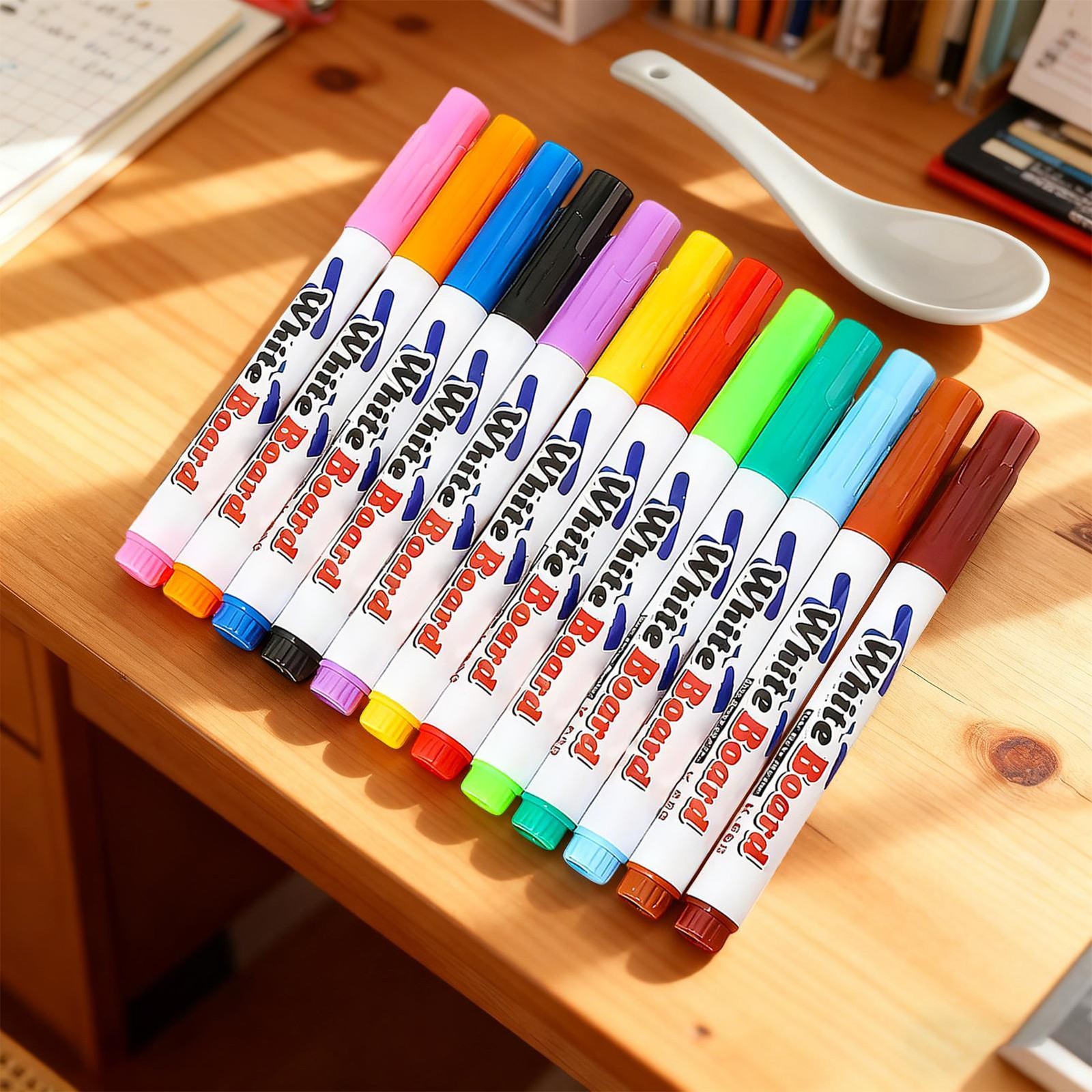 Water Floating Pens with Spoon, Magical Ink Art Set for Kids, Graffiti Drawing