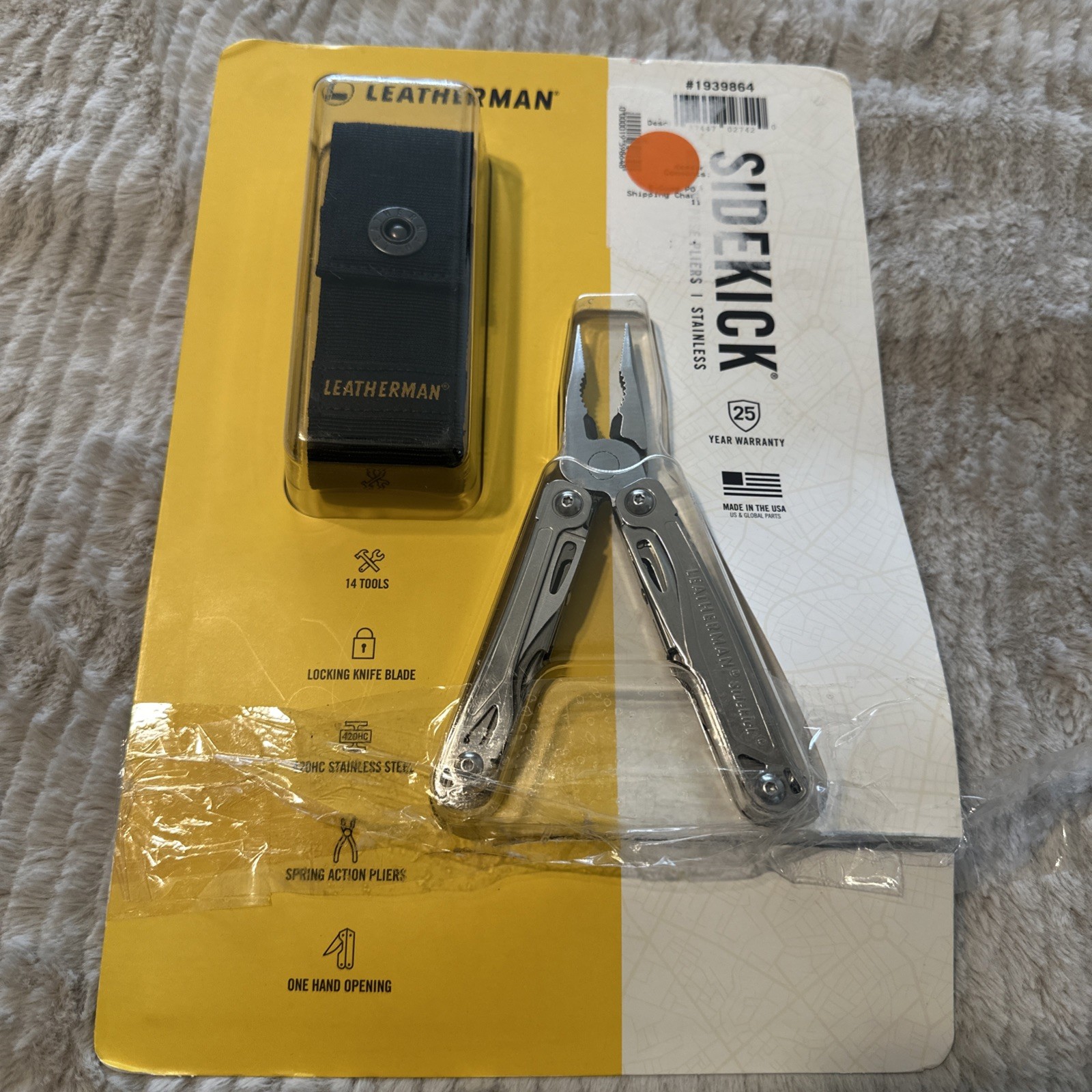 Leatherman Sidekick 14 In 1 Stainless Steel Multi Purpose Tool With Nylon Case