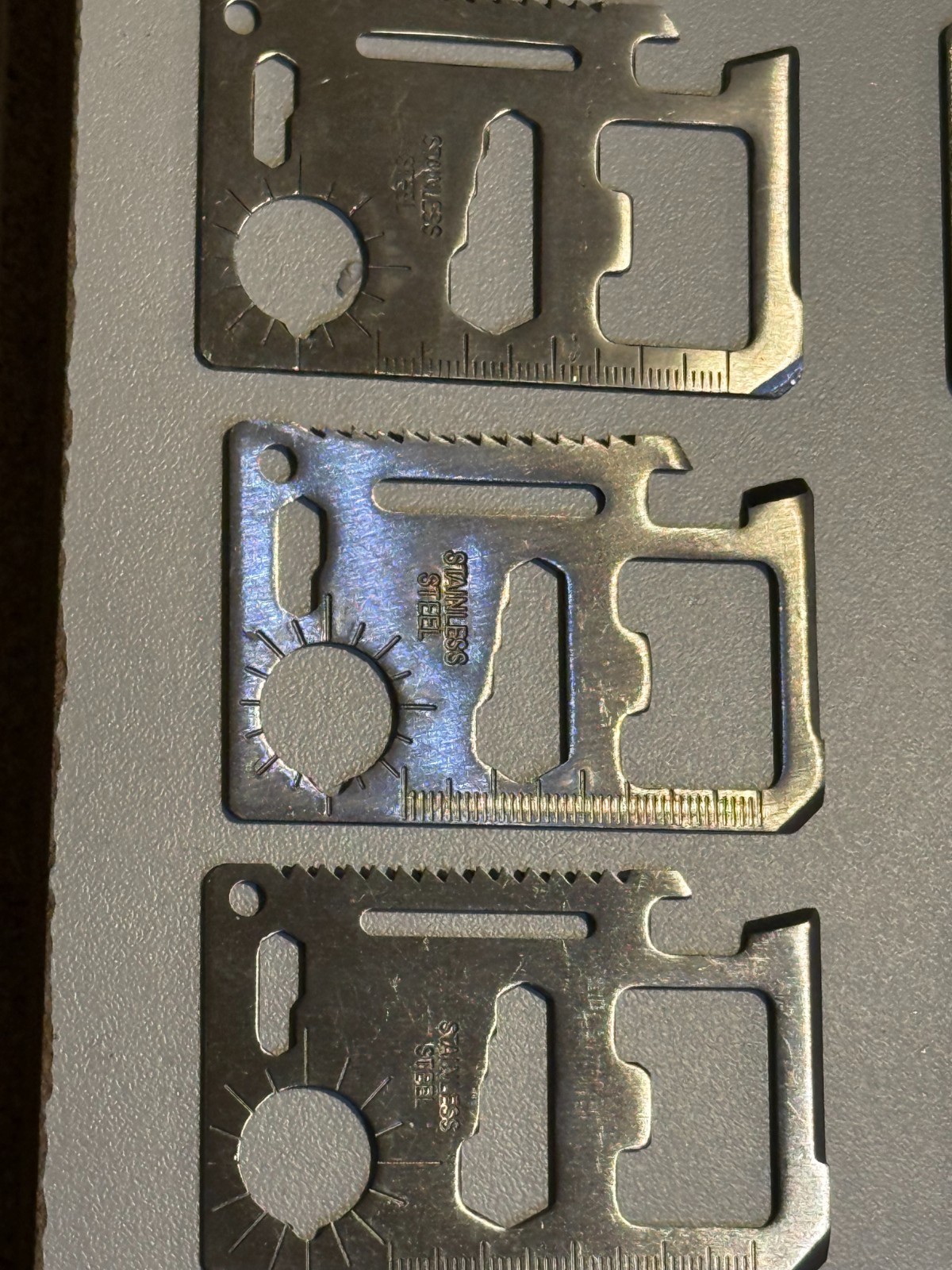 15 MULTIPURPOSE POCKET SURVIVAL TOOLS 4-716-B1-2 $3 OBO