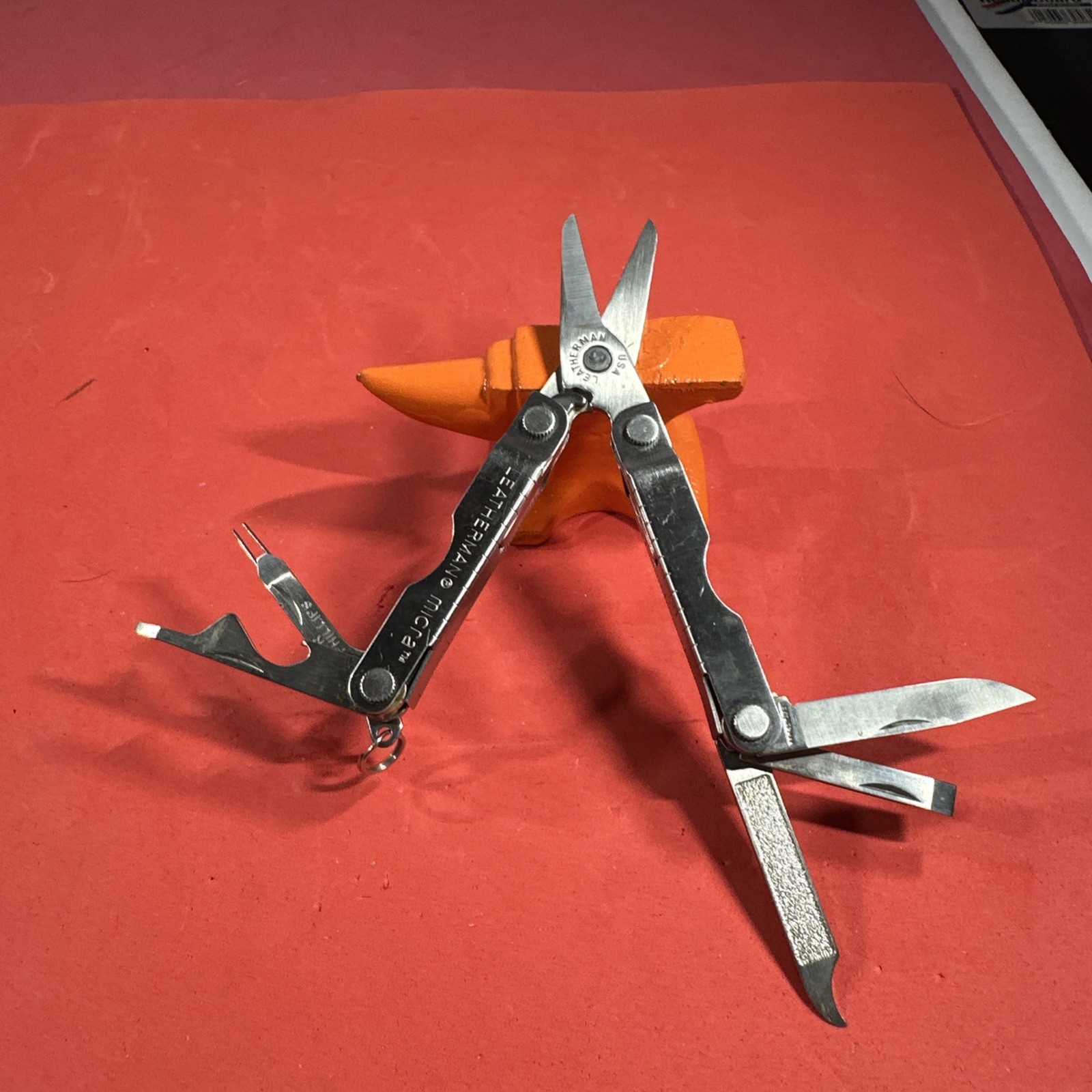 Leatherman Micra Multi-Tool, Knife, Scissors, Stainless Date 10/99