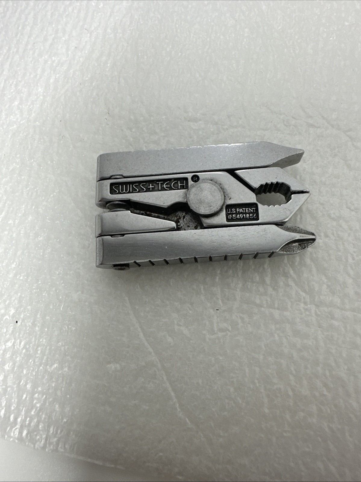 Vintage Swiss+Tech Foldable Screwdriver, Flat, Philips & Plier Pocket Tool 1.75″