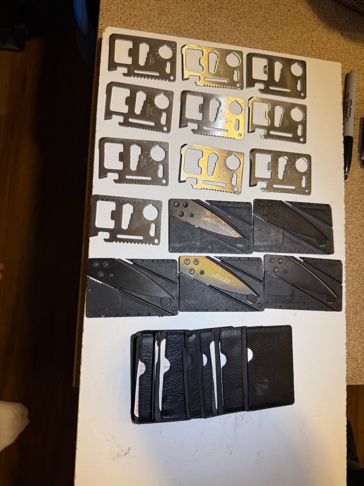 15 MULTIPURPOSE POCKET SURVIVAL TOOLS 4-716-B1-2-5 $5 OBO