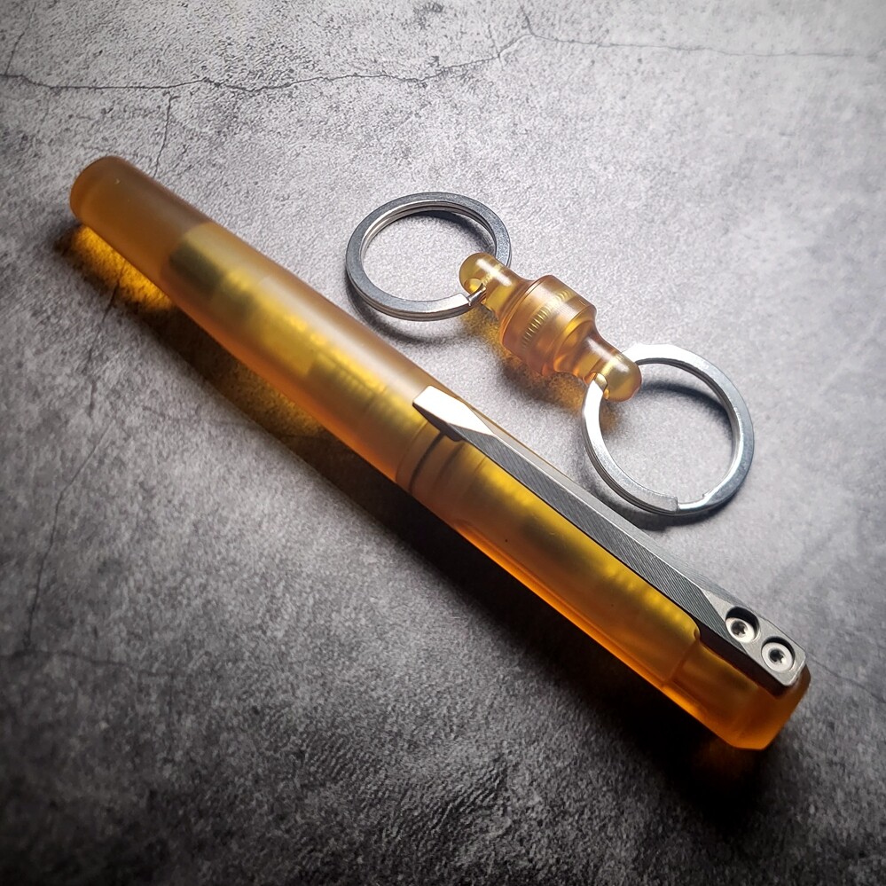 Polyetherimide Quick Release Swivel Keychain Pull Apart Detachable Key Ring EDC