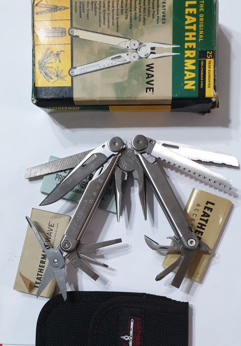 🔥🔥 Leatherman Original Wave OG New Retired Very Rare Box Collectable Pat Pend