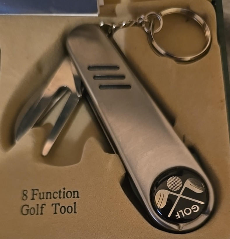 Field & Stream Men’s Watch and 8-Function Golf Tool gift set box damaged