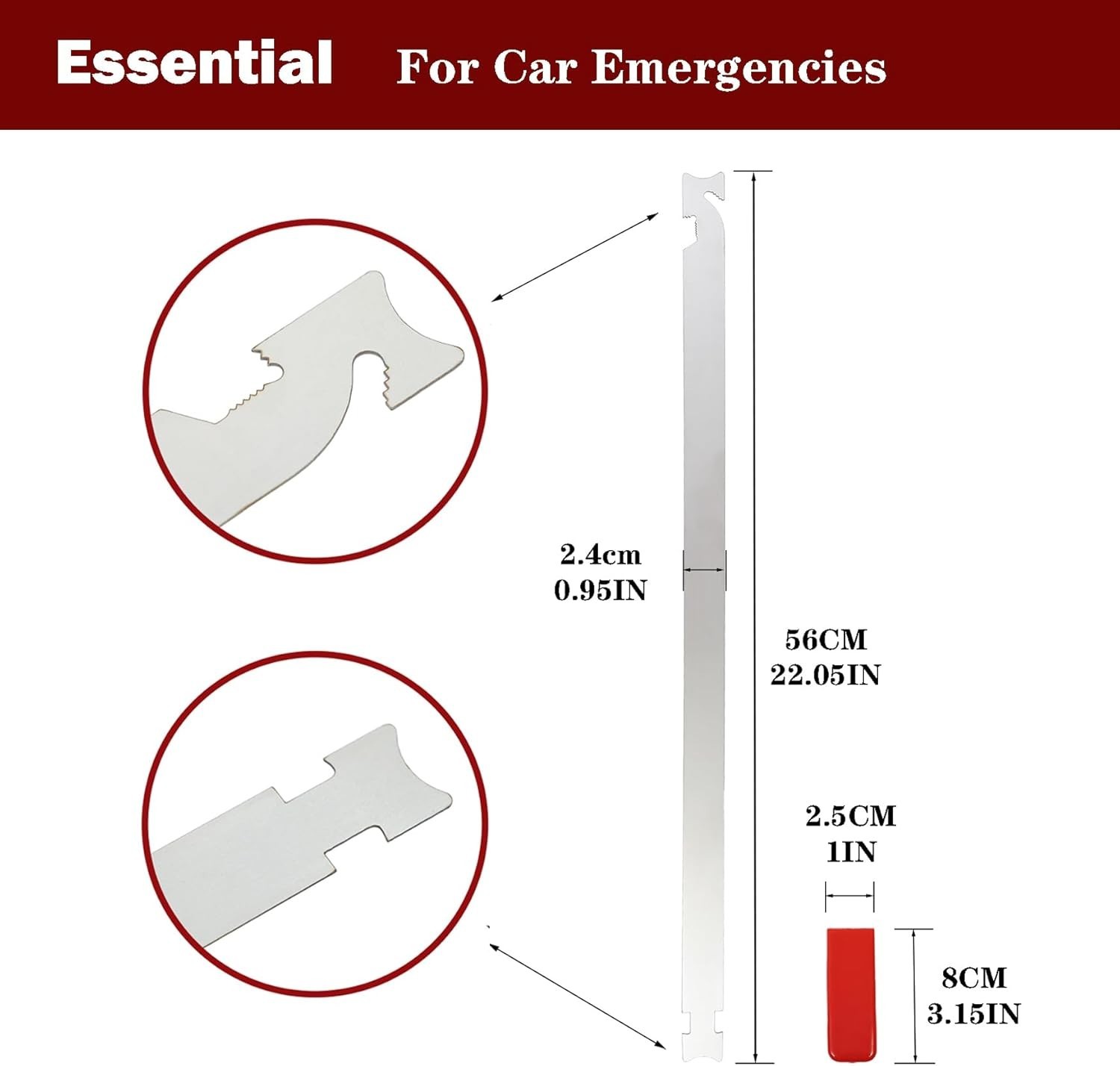 22 Inches Stainless Steel Slim Jim Tool, Emergency Automotive Tool – Professiona