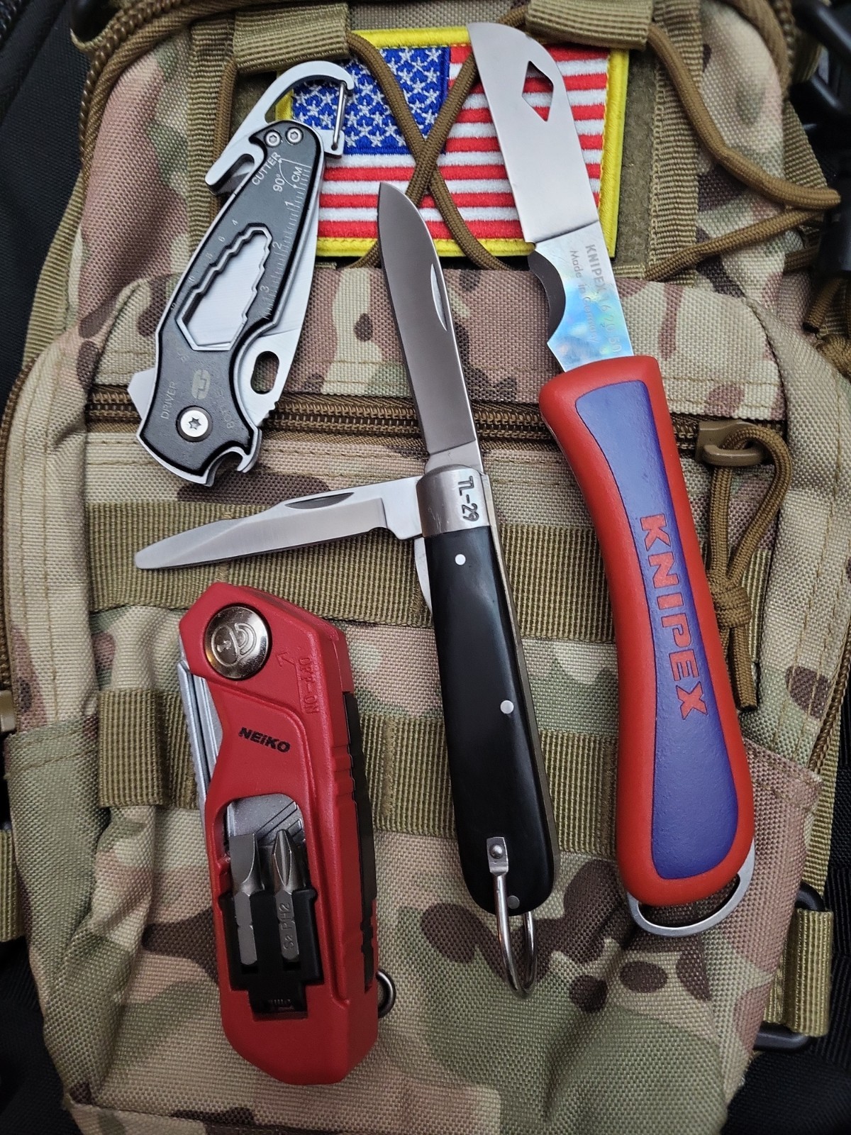 Electricians Knife Tool Bundle Knipex Klein Duct Knife HVAC