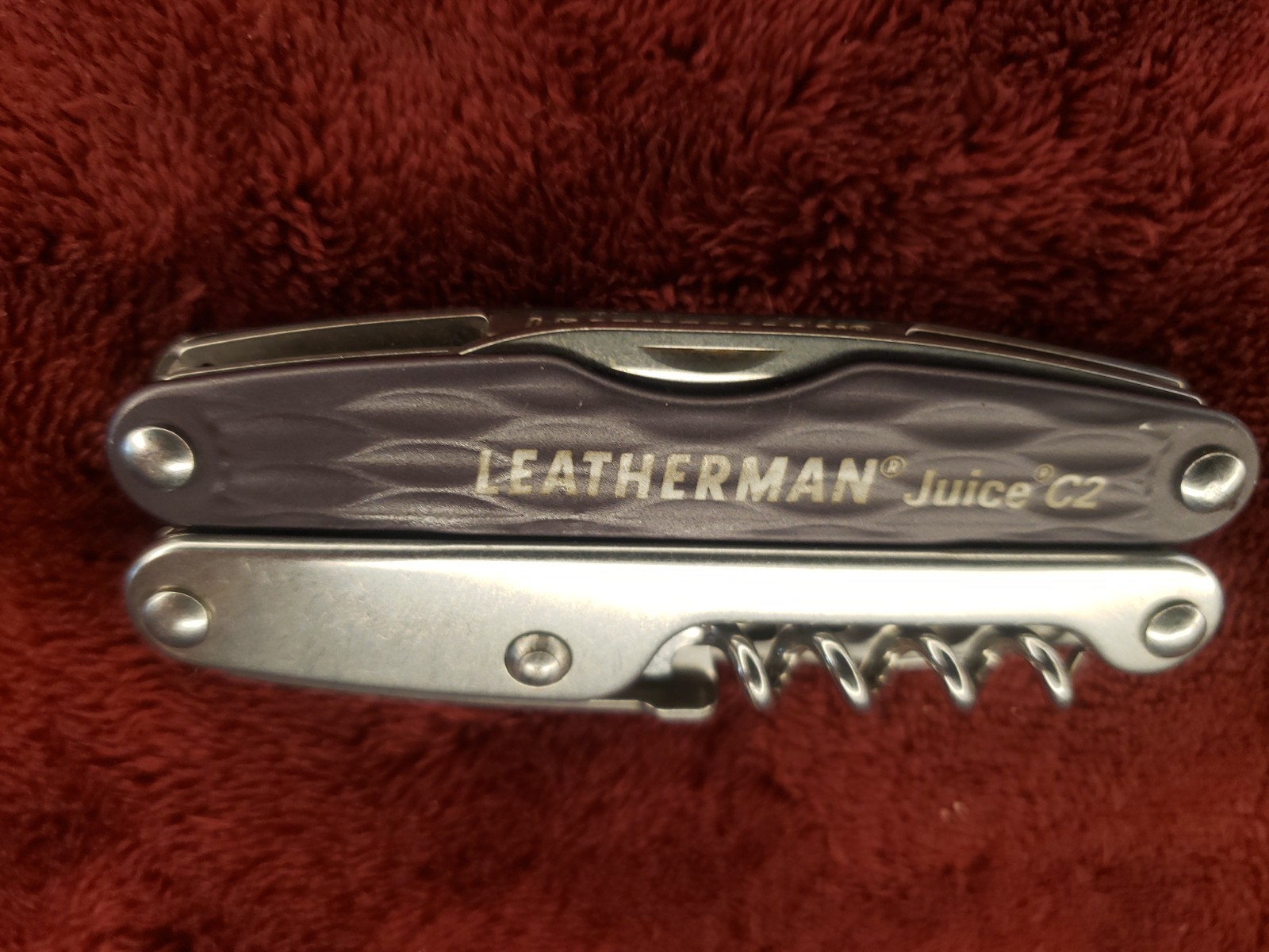 Leatherman Juice C2 Gray Multi-tool NE Carpenters print