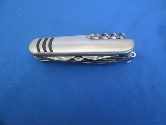 Multi-Tool Pocketknife Stainless Steel with 11 Tools 2″ Blade