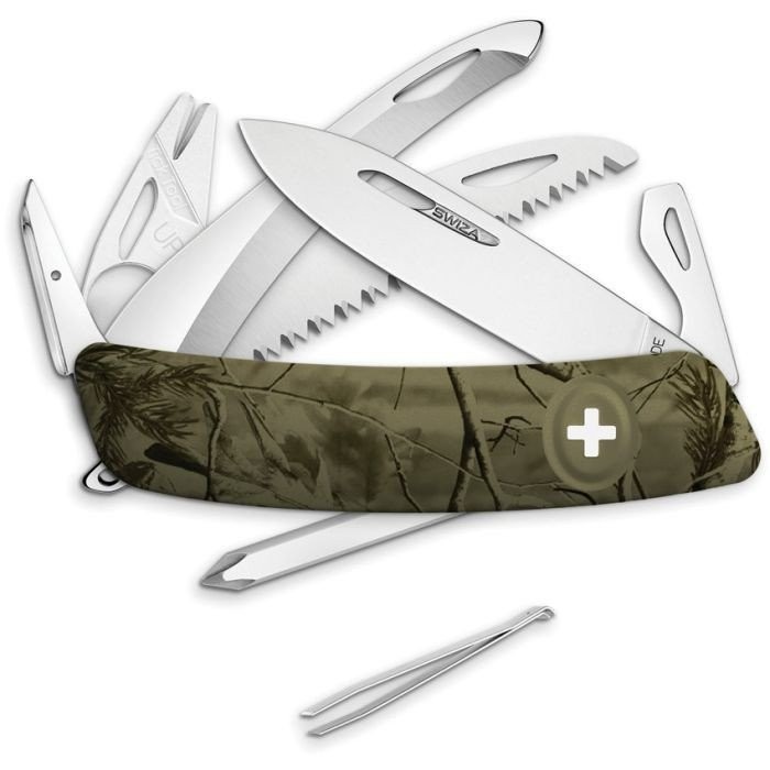 Swiza Multitools With Camo Plastic Handle With Safety Lock – KST.0216.2050