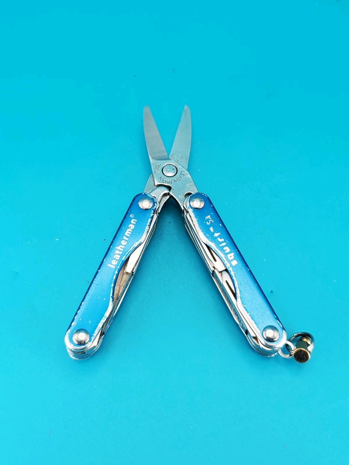 Leatherman Squirt S4 Multi-Tool, Key Ring, Retired, BLUE!