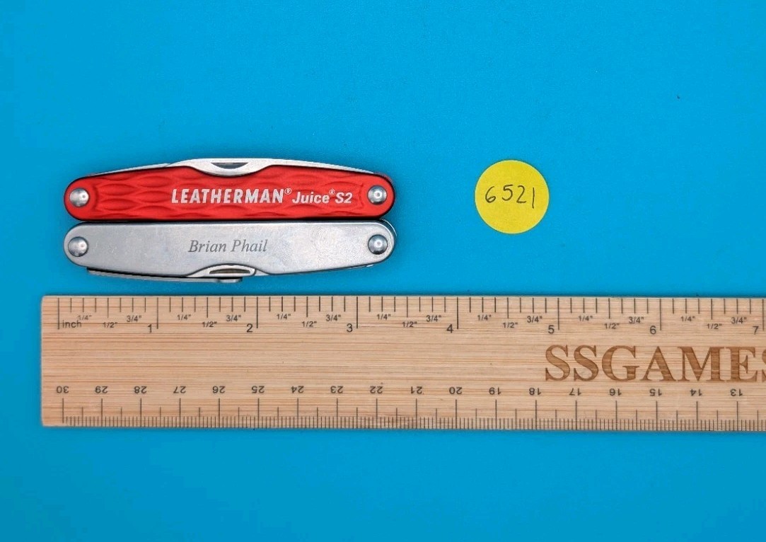 Leatherman Juice S2 Cinnabar Orange Multi Tool! RETIRED! WITH SHEATH!