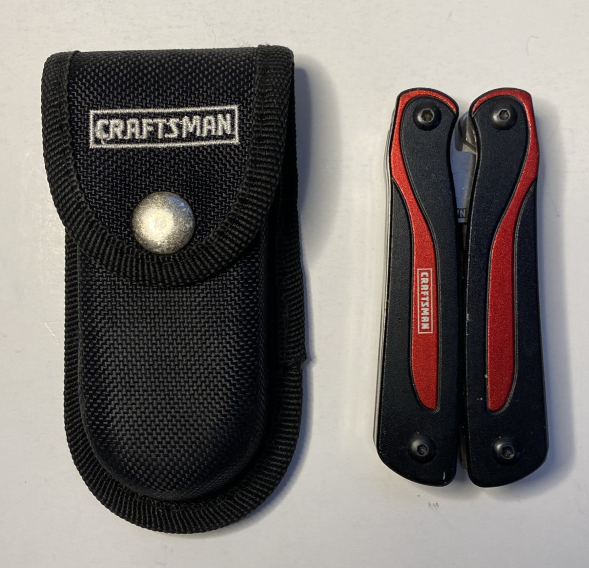 CRAFTSMAN Multi Tool, 14-in-1 CMHT43998 Red w/ Black Nylon Belt Sheath