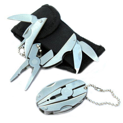 (SALE) Foldaway Multi-Tool Stainless Knife Nylon Sheath (USA SELLER)