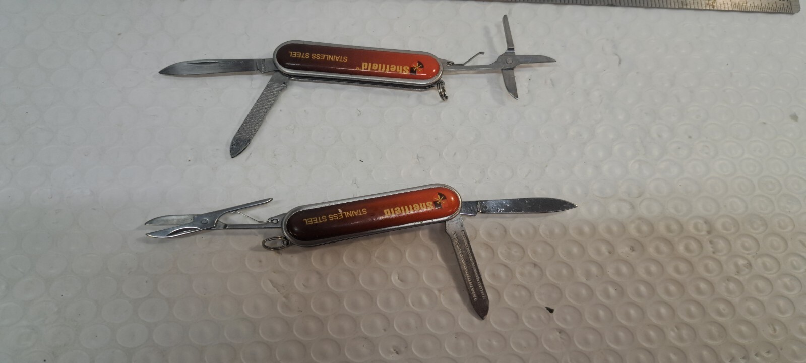LOT of 2 Sheffield small keychain Multi Tools