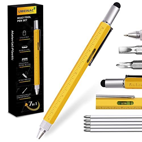 7-In-1 Multitool Pen Tech Tool for Men Construction Gadget Stocking Stuffers