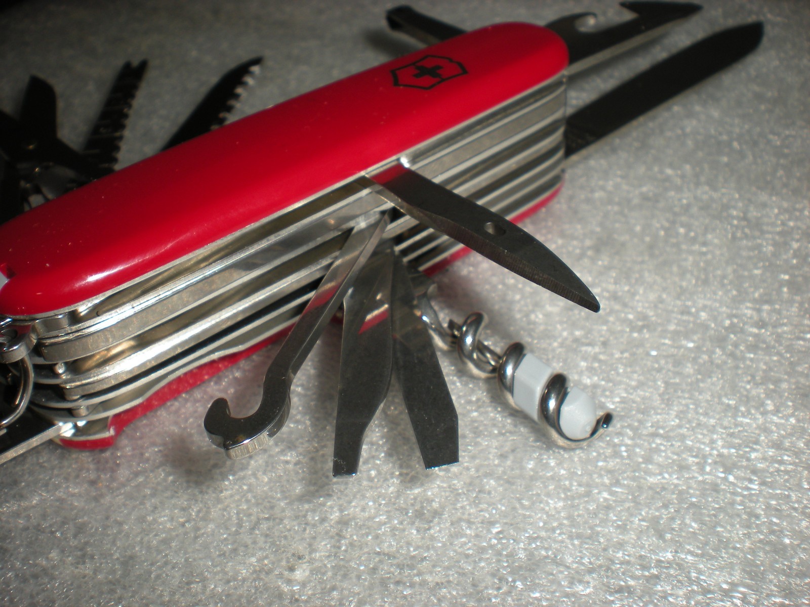 OEM Victorinox Officier Suisse Red Swiss Made Army Knife Multi Tool Saw Scissors