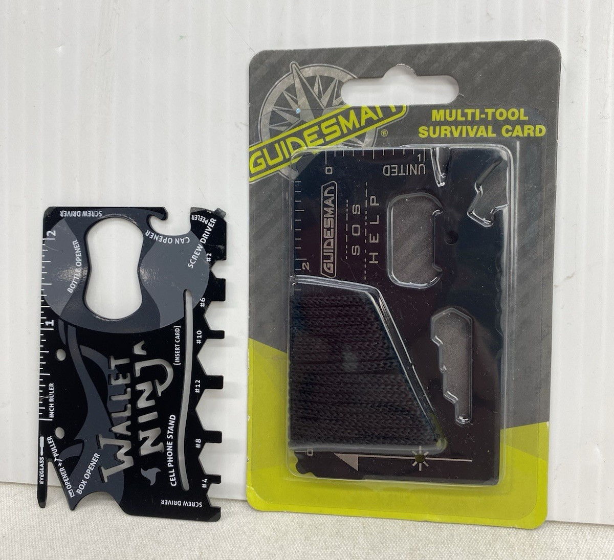 Guidesman Multi Tool Survival Card Camp Fish Hike Climb 14-In-1 Gadget Gift