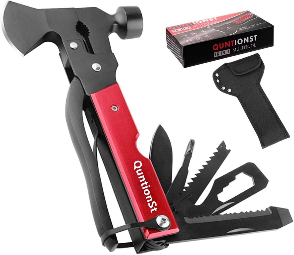 Camping Multitool Axe Hammer Knife Tool