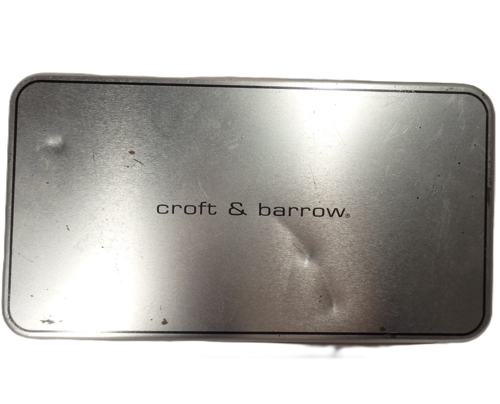 Croft & Barrow Outdoorsman Set Lensatic Compass & Travel Cutlery Multi-Tool Tin