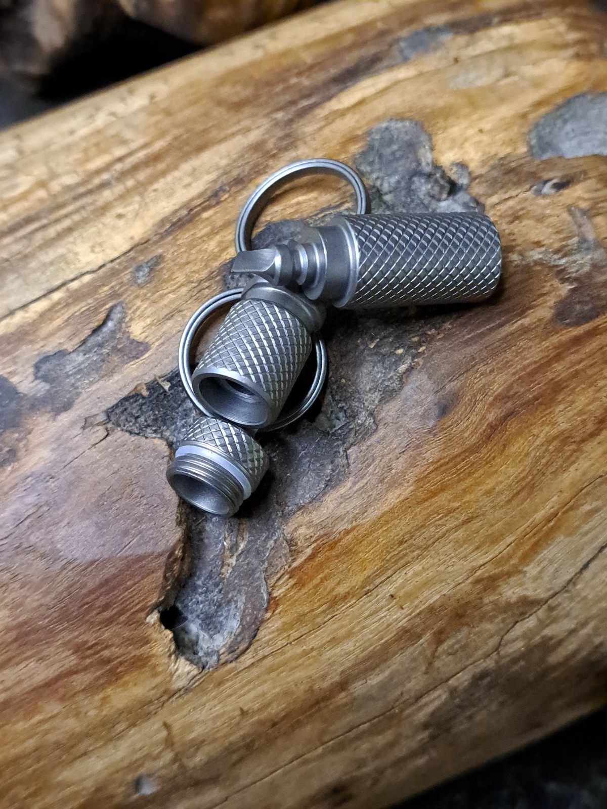 Pro Series Titanium Quick-Release Multi-Tool Swivel Box Opener Pill Fob