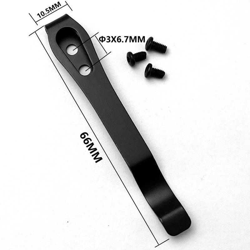 Stainless Steel EDC Pocket Clip Outdoor Tool Waist Accessory