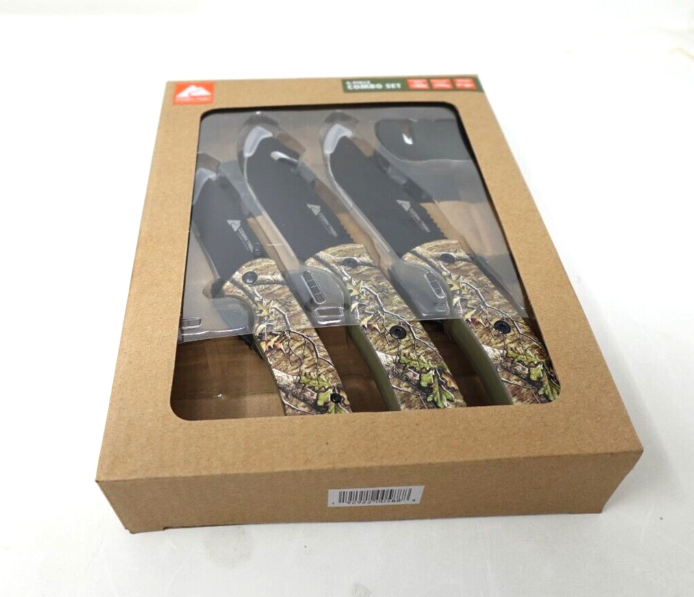 Ozark Trail 6 Pieces Hunting Knives Set, 8.25 inch Fixed Blade Knife,