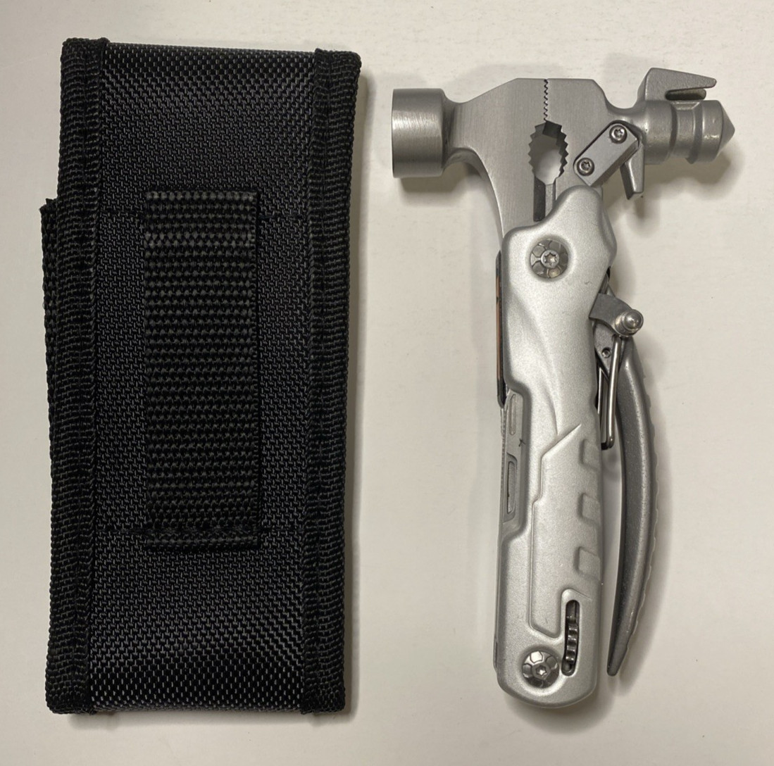 Outdoor Multifunctional Hammer Multitool 16-in-1 Folding Knife Tool