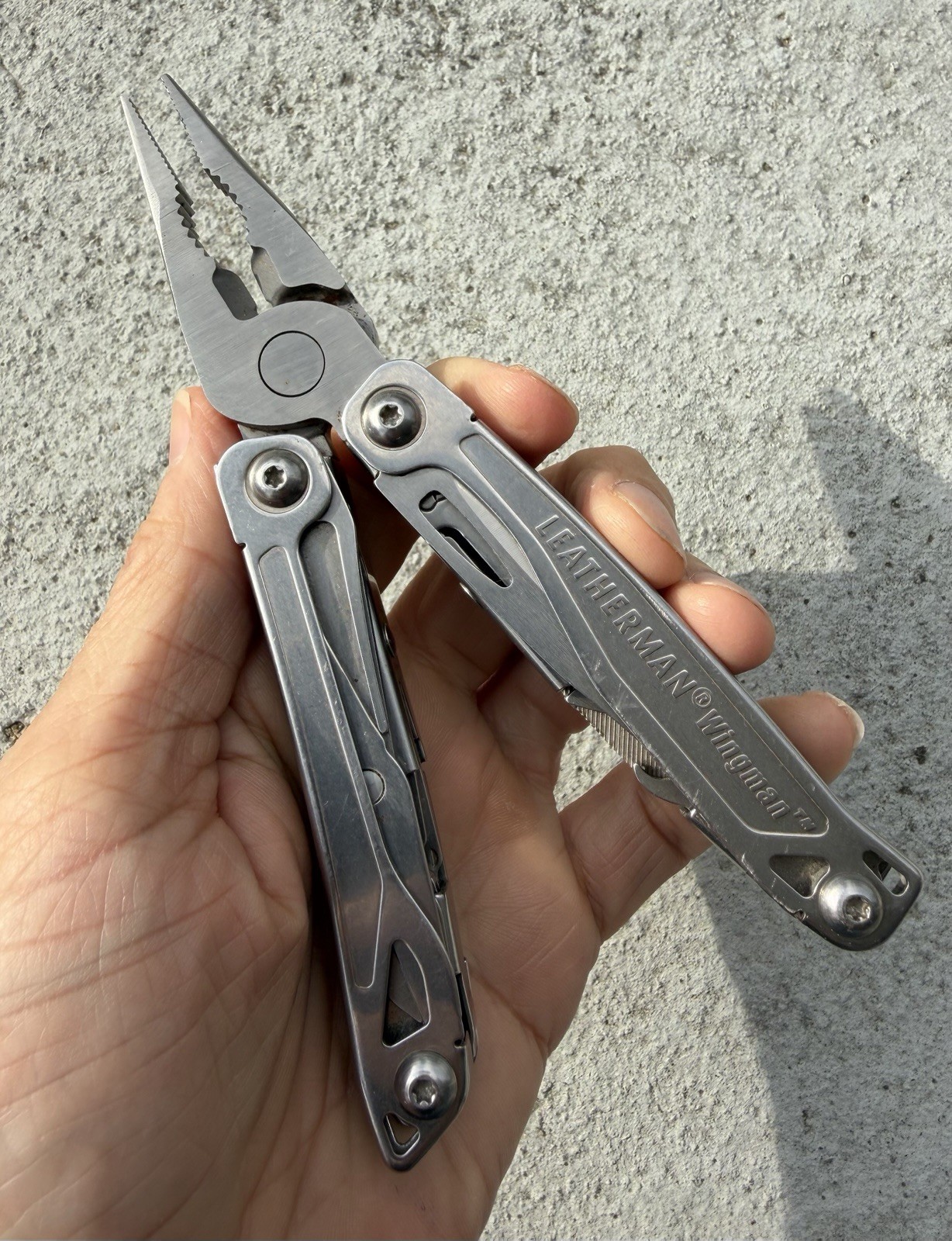 LEATHERMAN WINGMAN 14-IN-1 MULTI-TOOL, PLIERS, SCISSORS, SCREWDRIVER, CLIP, EXC!